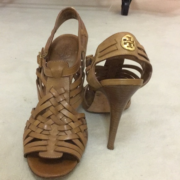 Tory Burch Woven Leather Stilettos - Picture 4 of 5